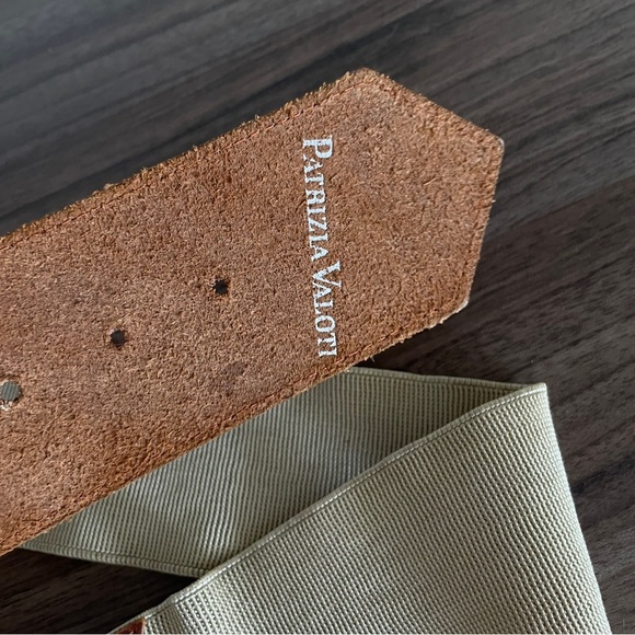 Leather Women's Elastic Leather Belt, Euro 48 - Picture 7 of 10